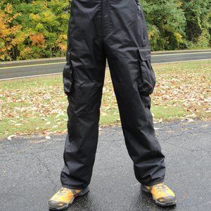 Men's Black Snow/ski Cargo Pants